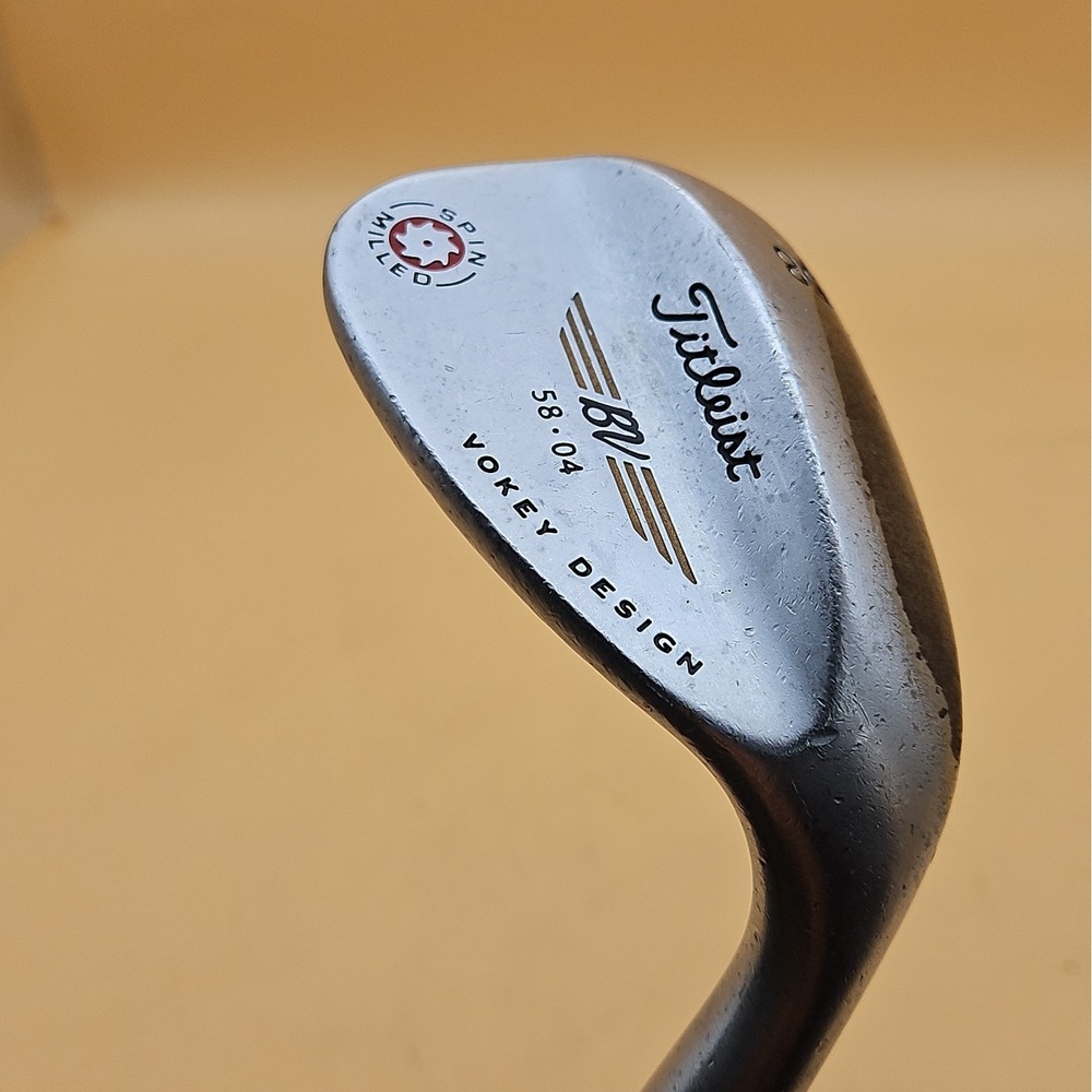 Titleist BV Vokey 58° Lob Wedge RH Wedge Steel Shaft 58•04 Golf Club